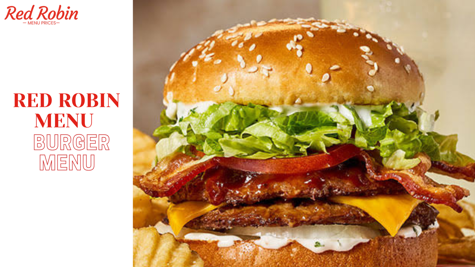 Red Robin Burger Menu