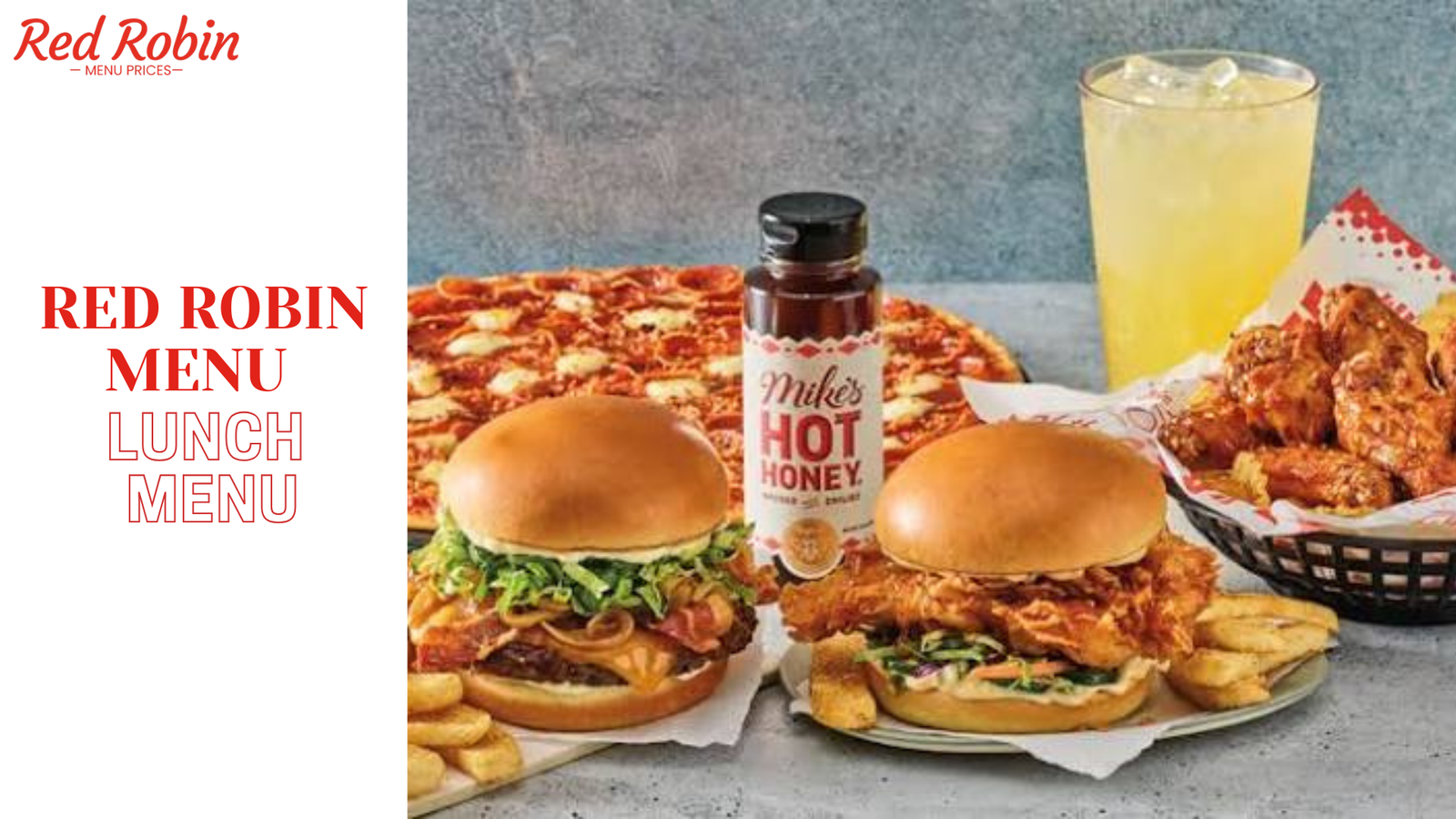 Red Robin Lunch Menu